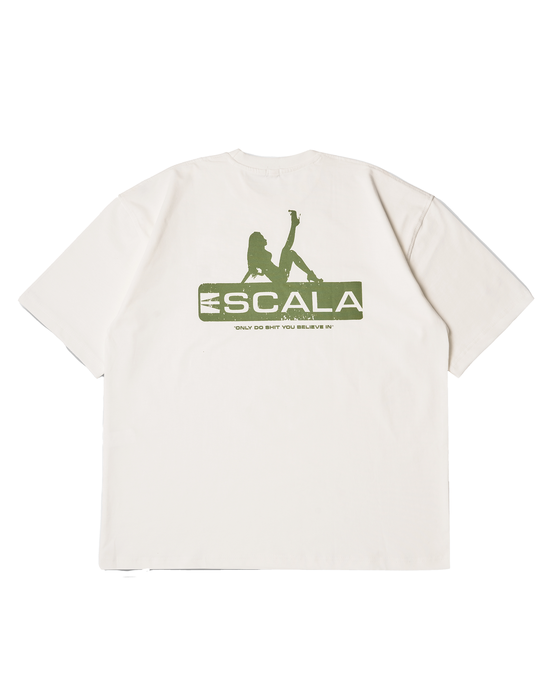 White Believe Tee