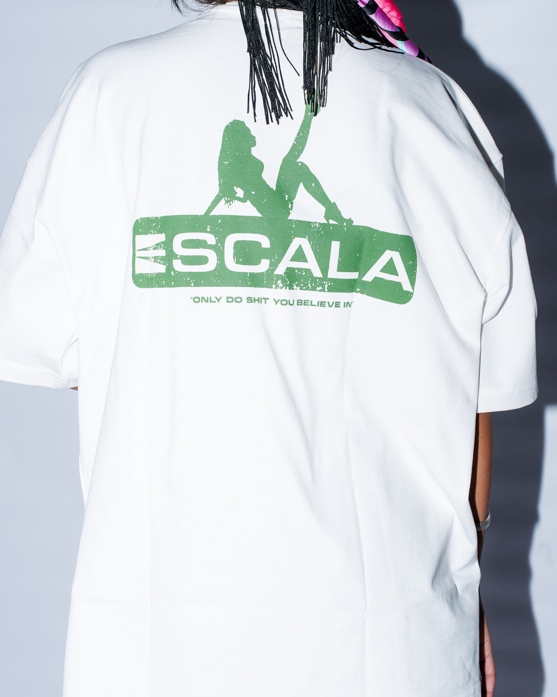 White Believe Tee