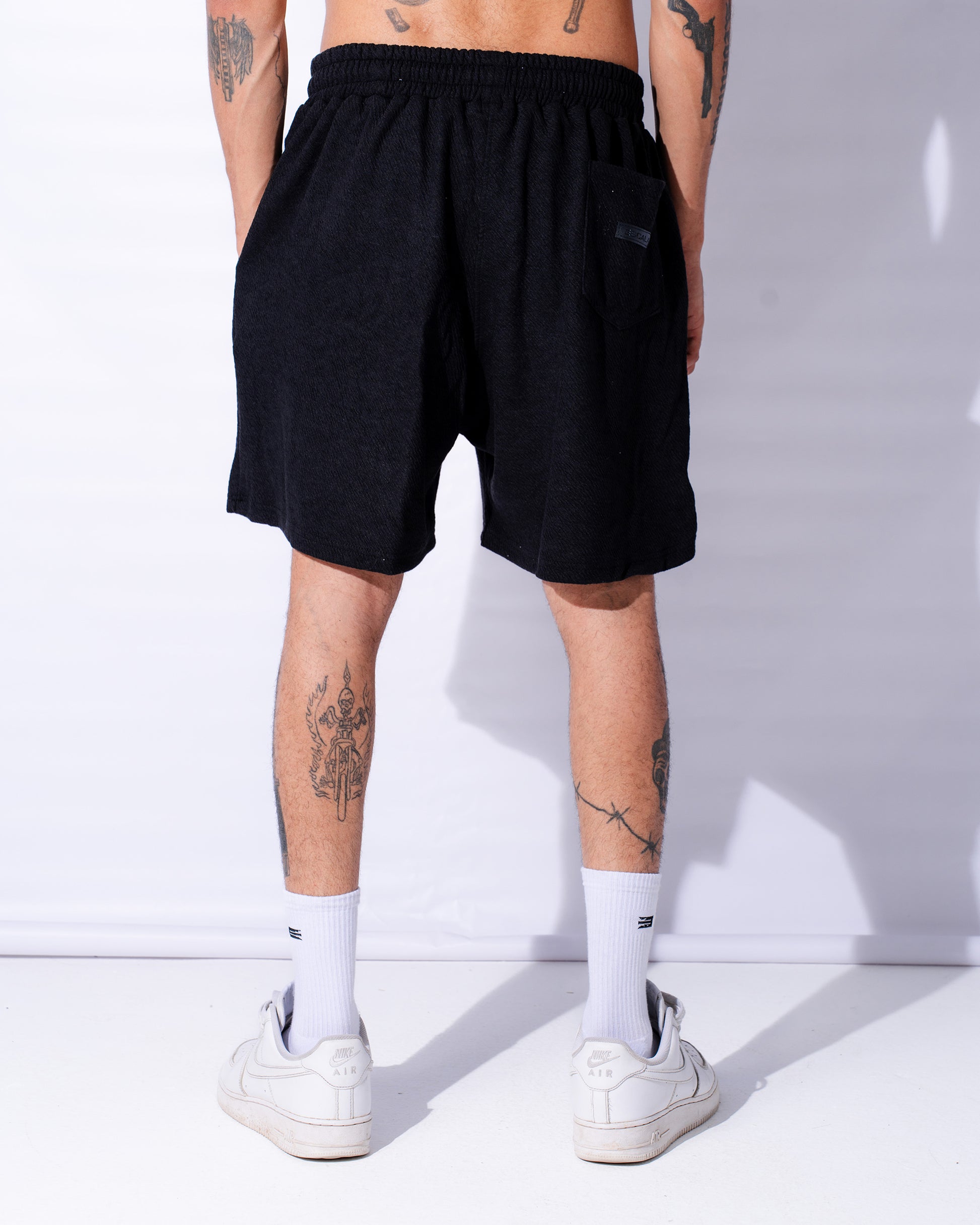 Black Waffle Short