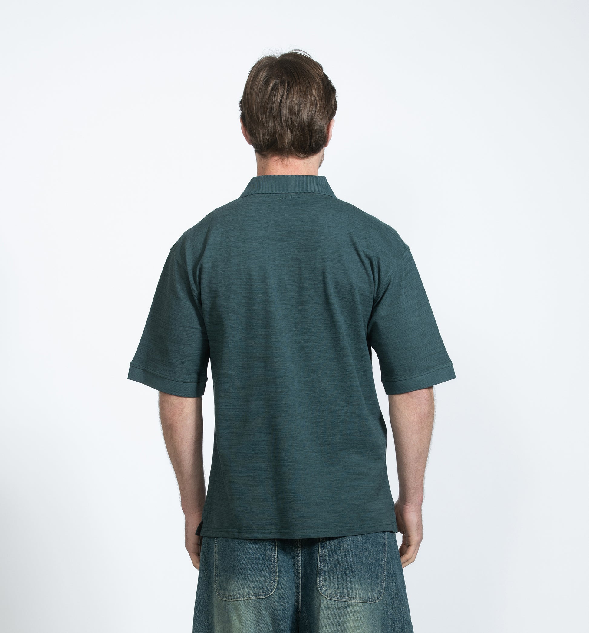 Stainless Teal Polo