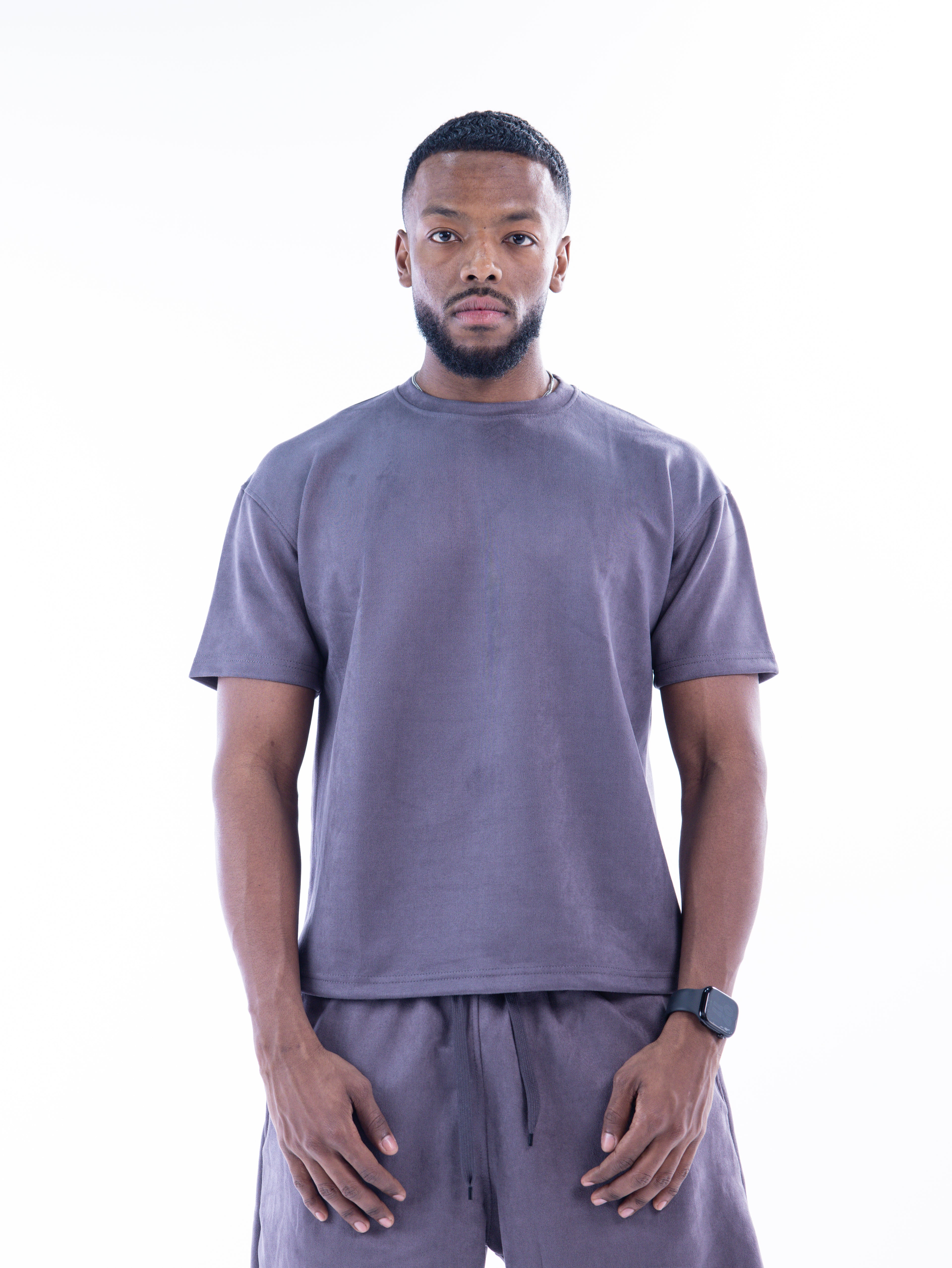 Grey Velvet T-shirt