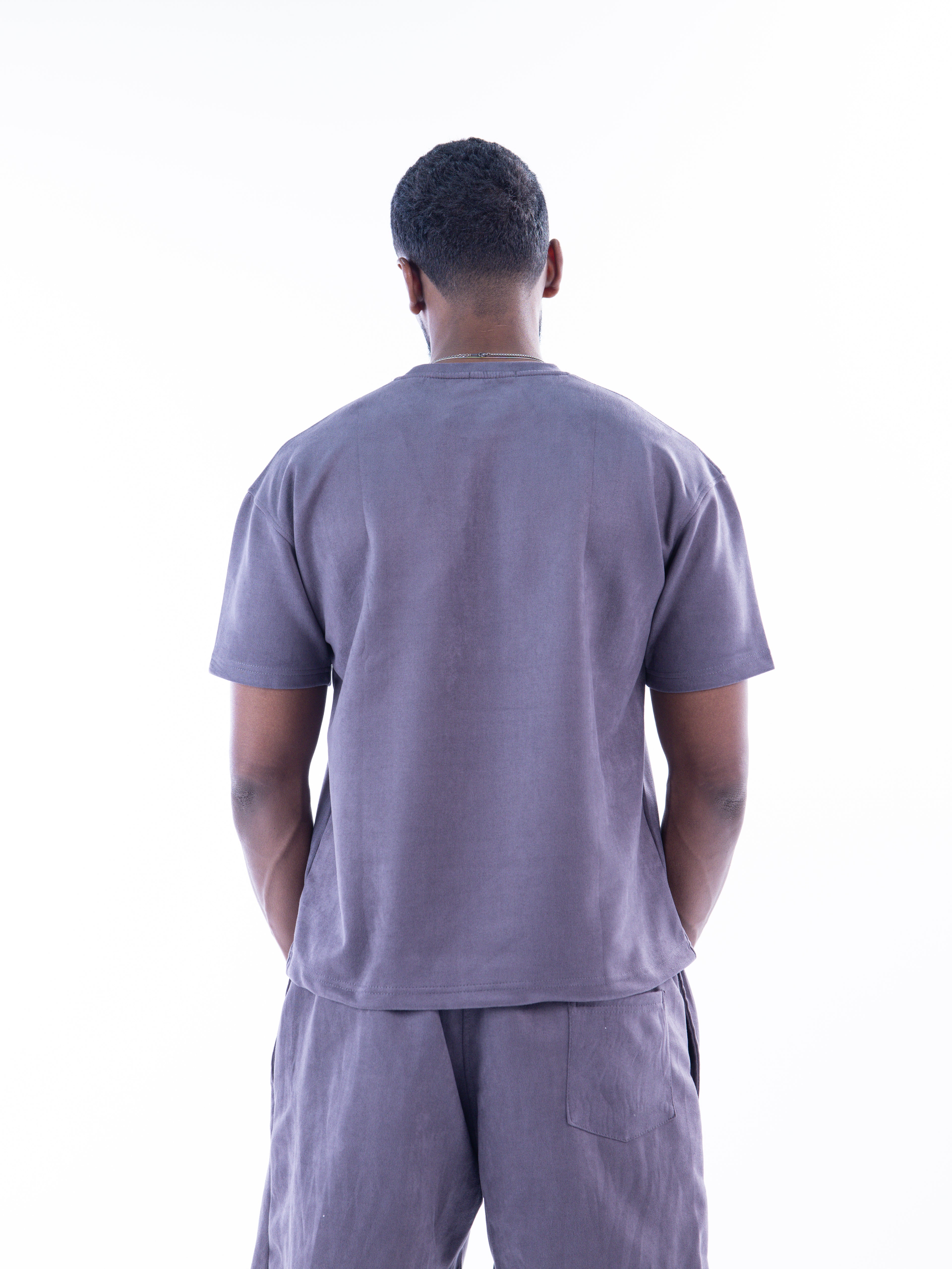 Grey Velvet T-shirt