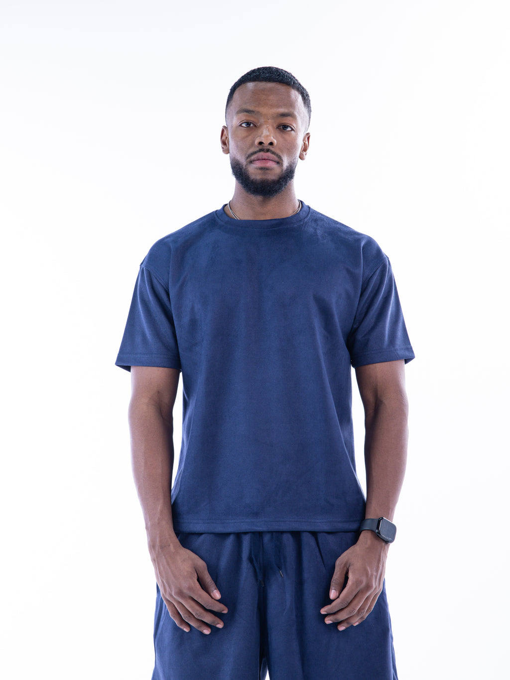 Navy Velvet T-shirt – Escala