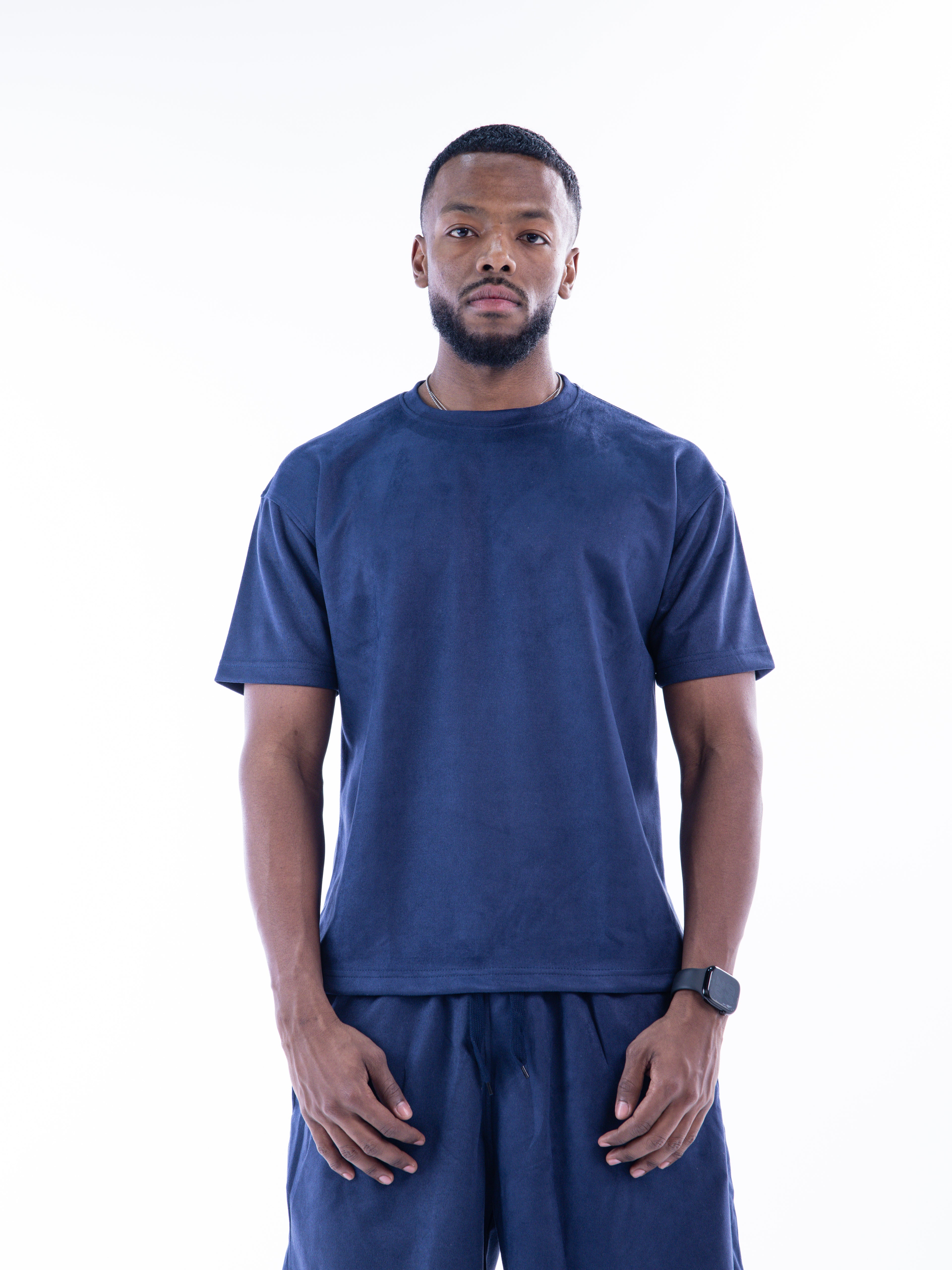 Navy Velvet T-shirt