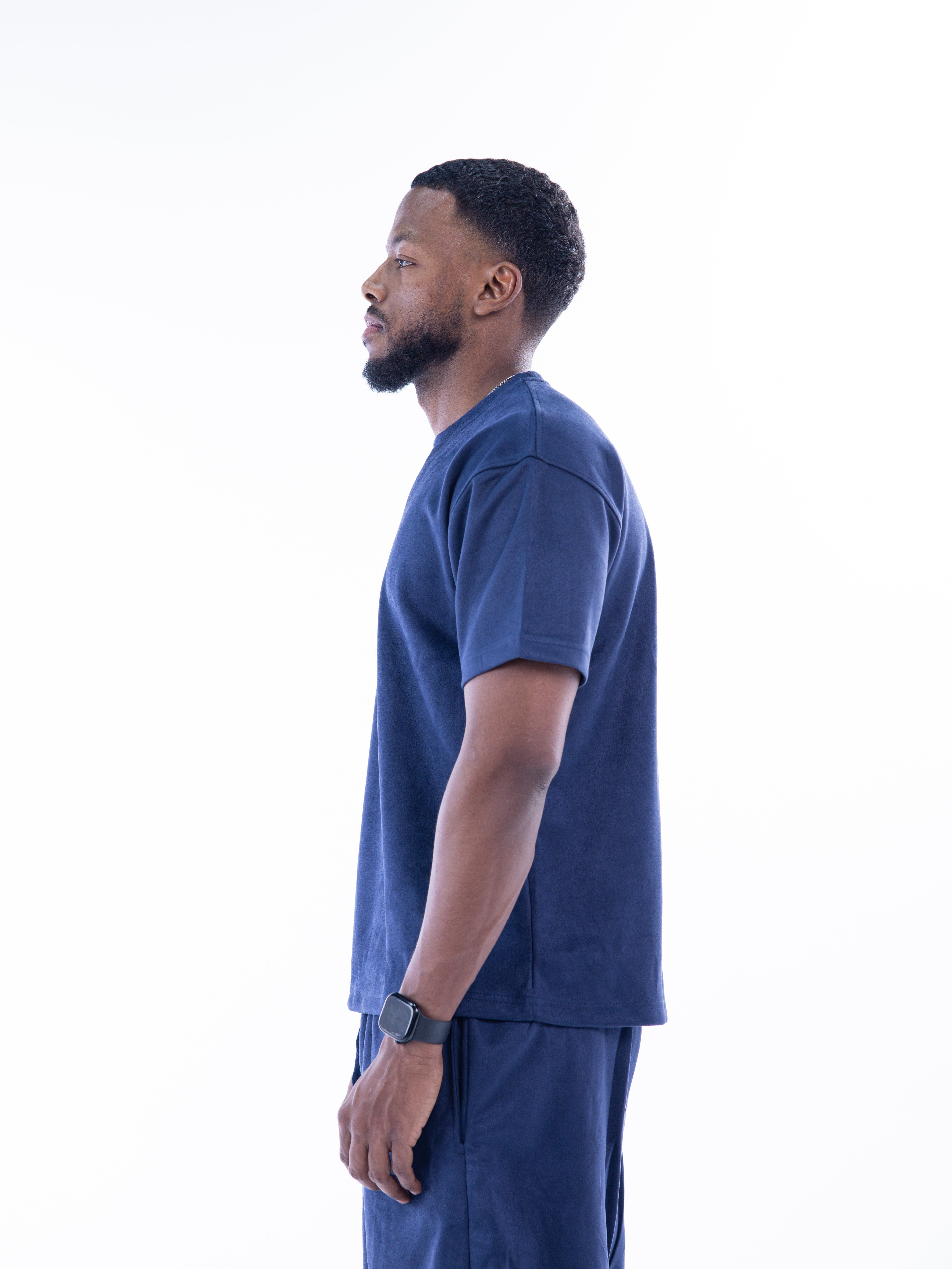 Navy Velvet T-shirt