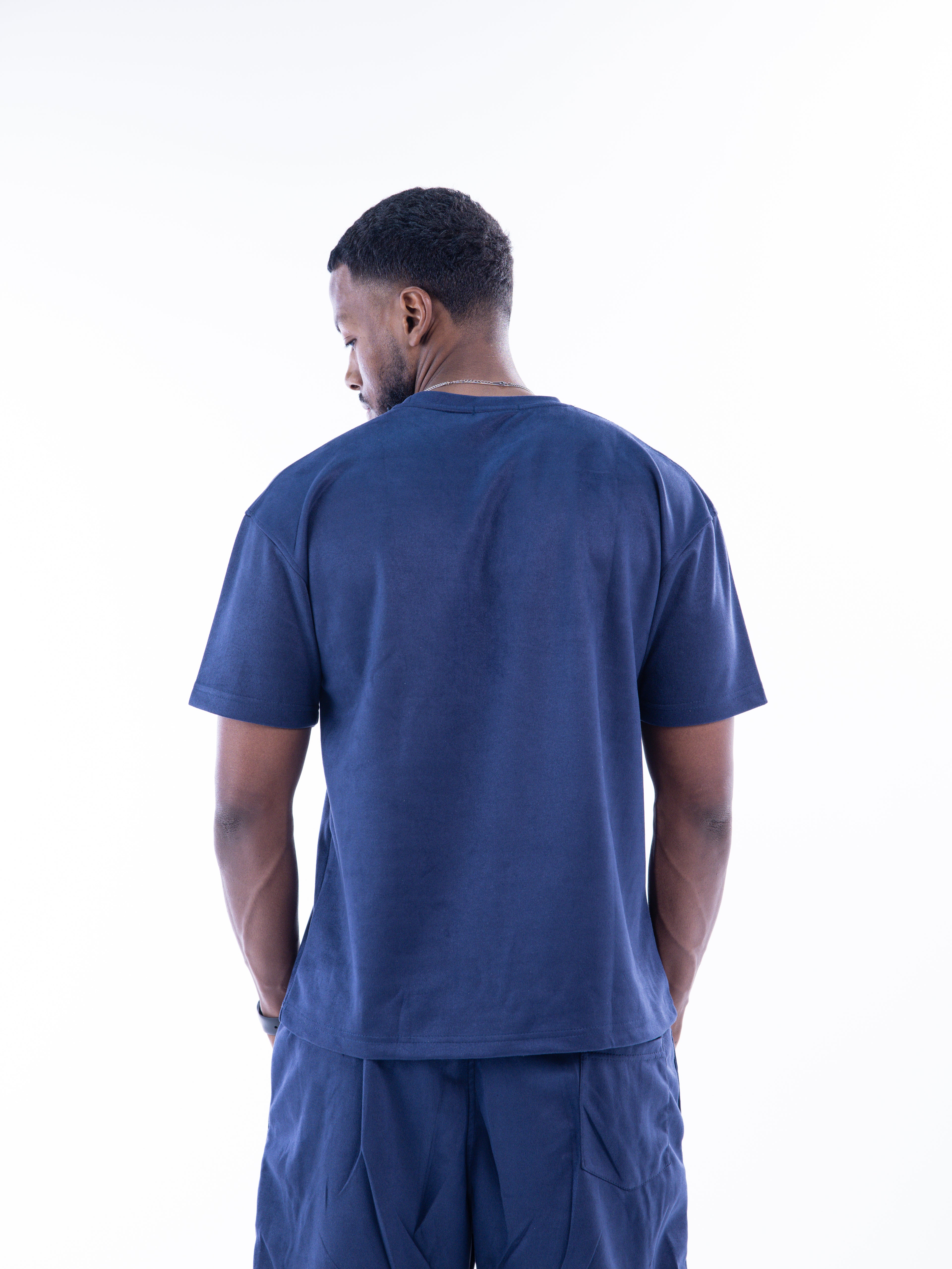 Navy Velvet T-shirt