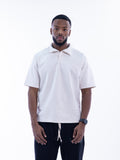 Off-white Velvet Polo T-shirt – Escala
