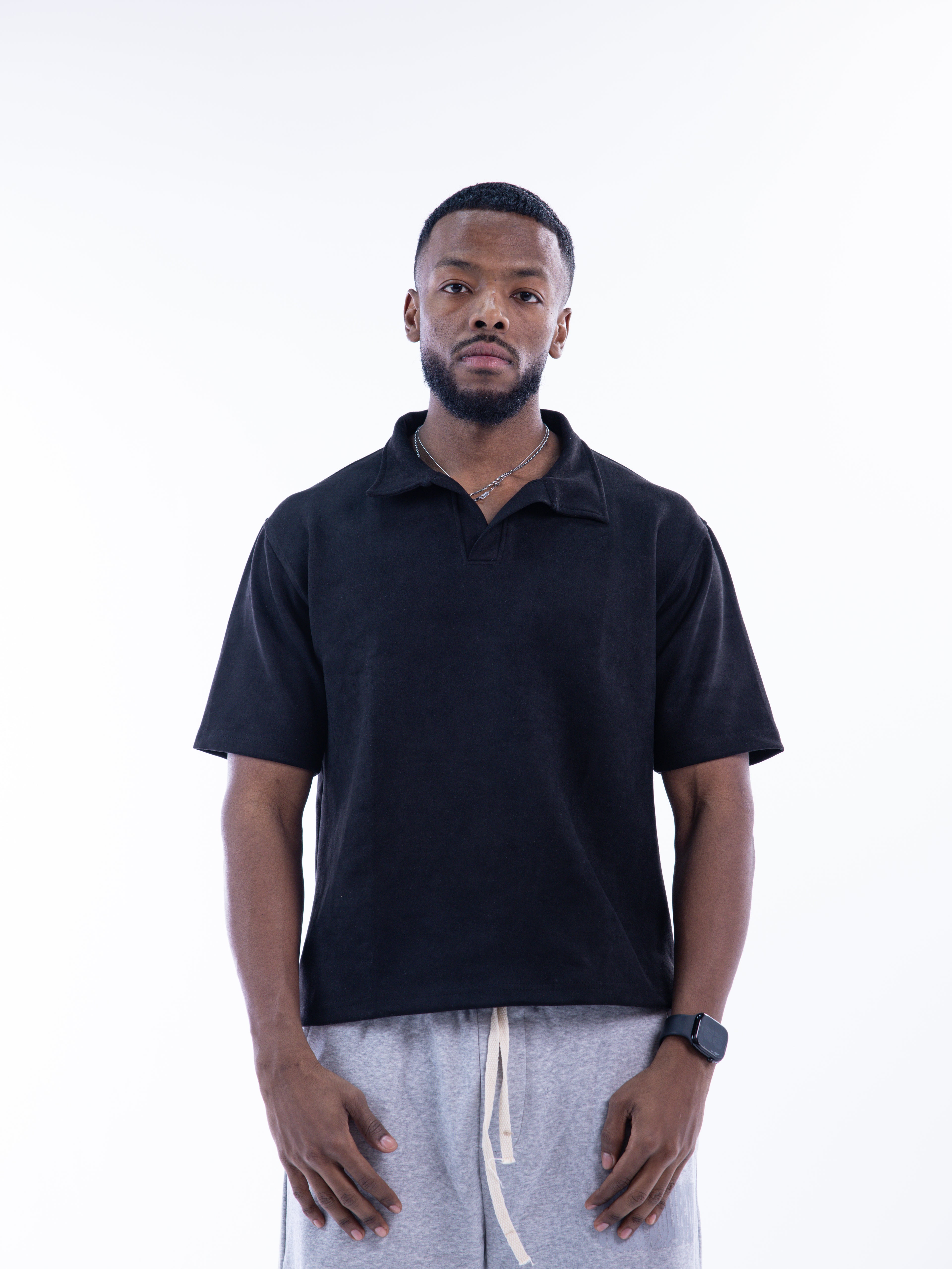 Black Velvet Polo T-shirt