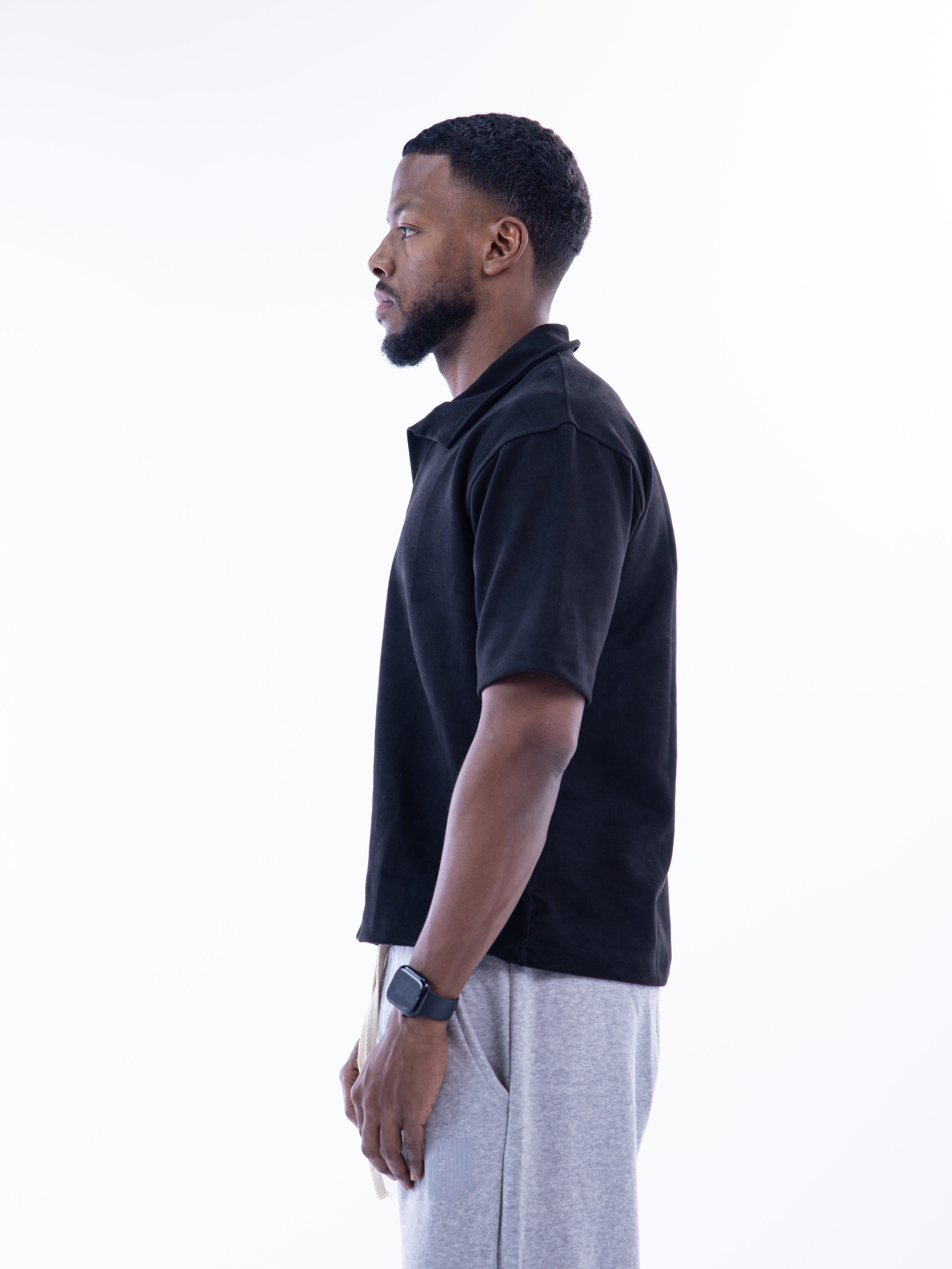 Black Velvet Polo T-shirt