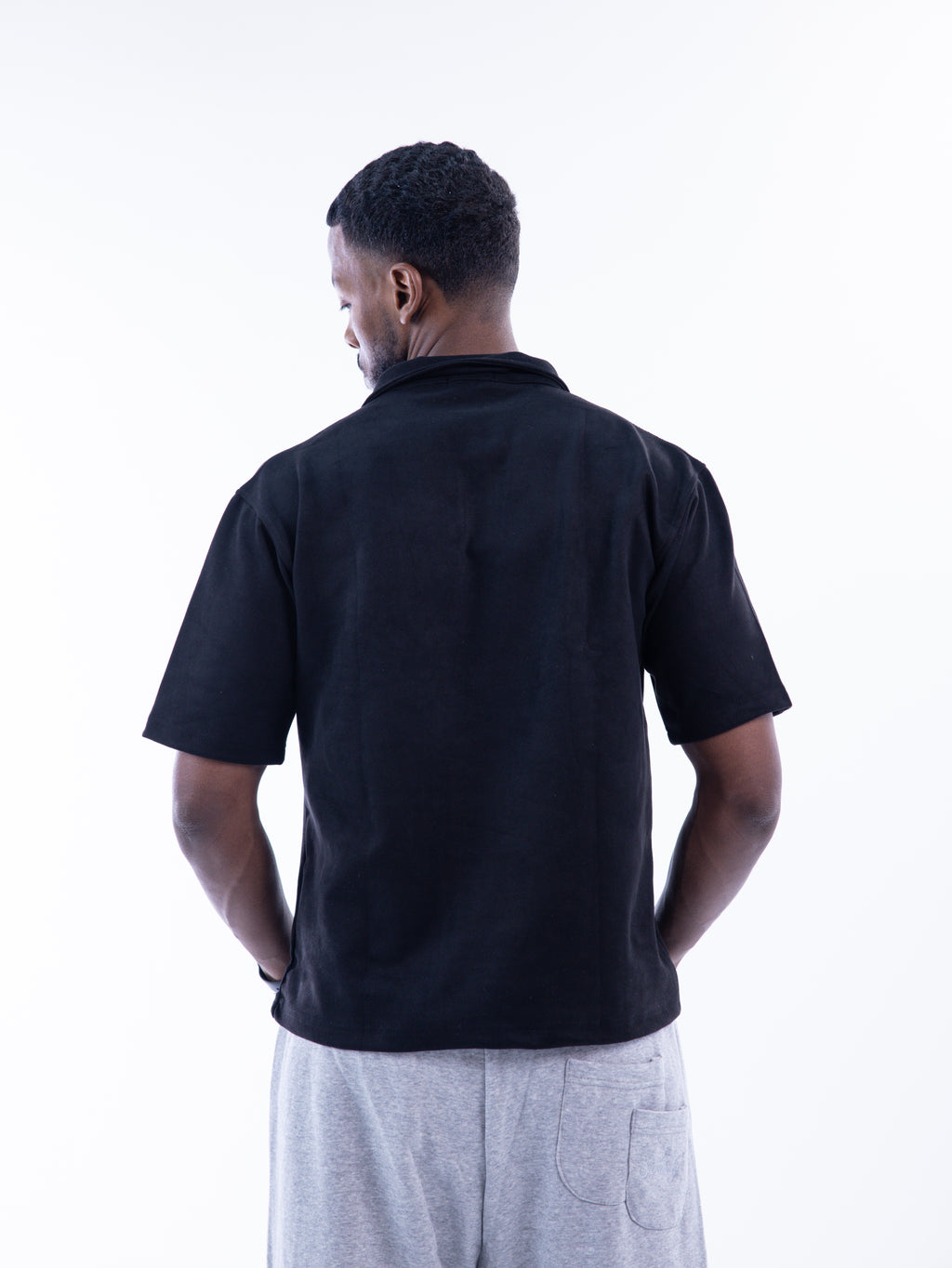 Black Velvet Polo T-shirt – Escala (view 5)
