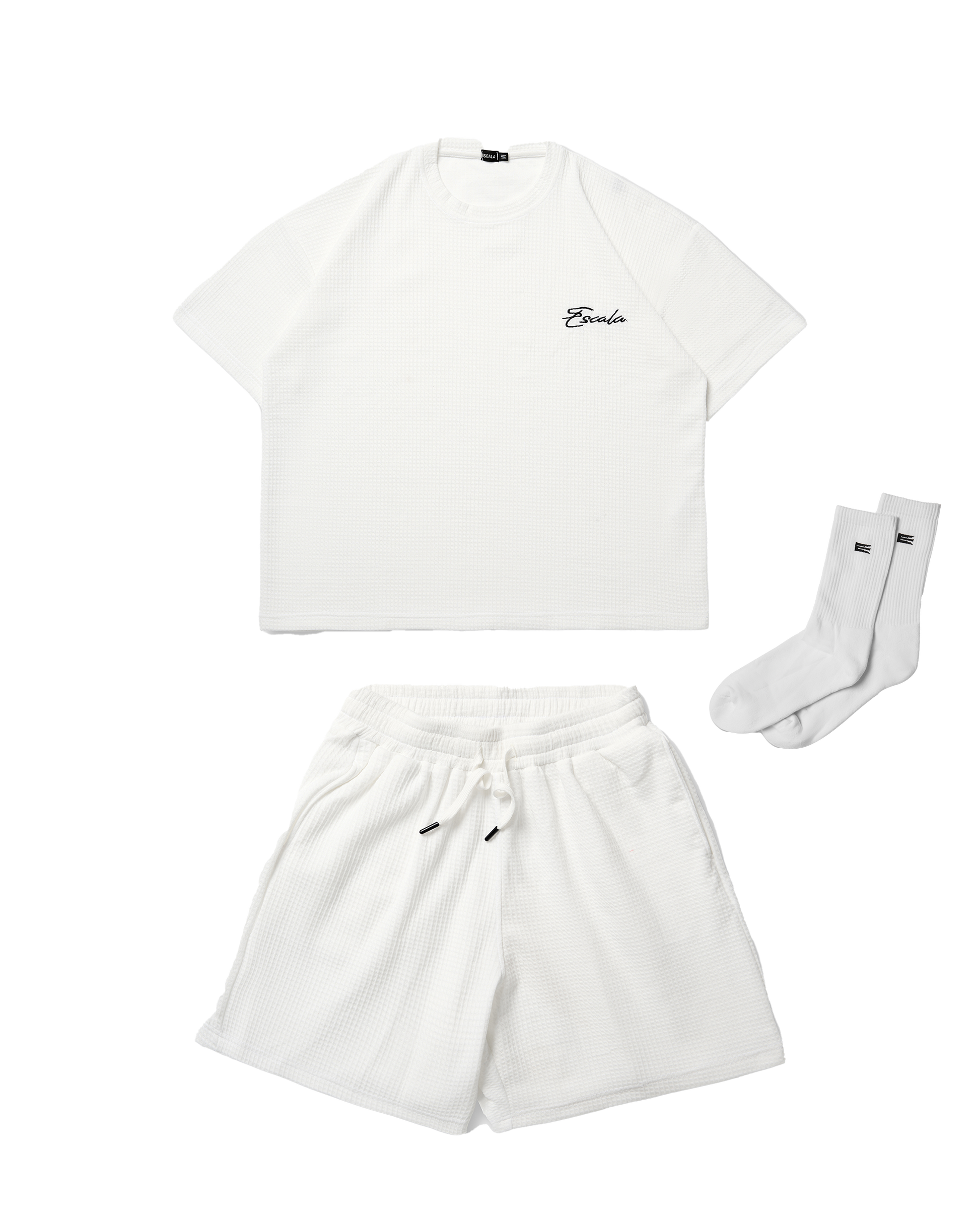 White Waffle Set