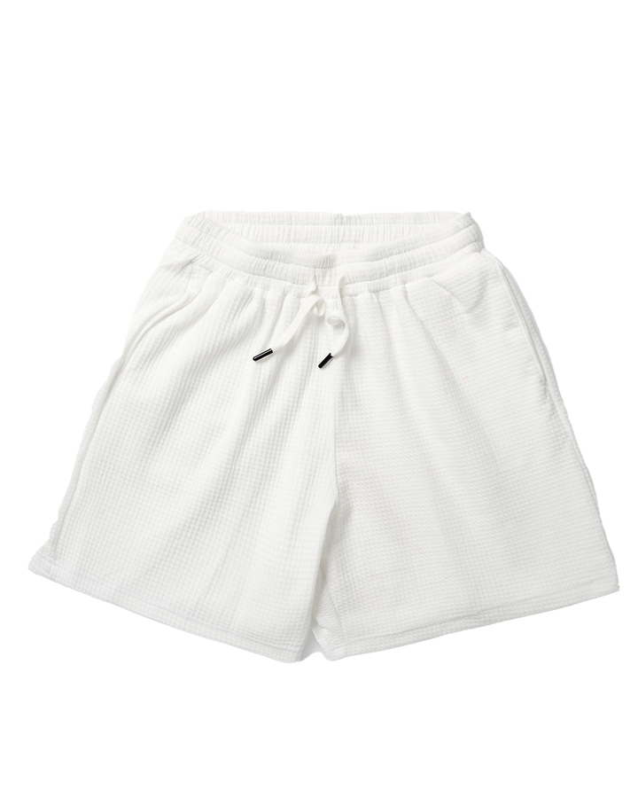 White Waffle Short