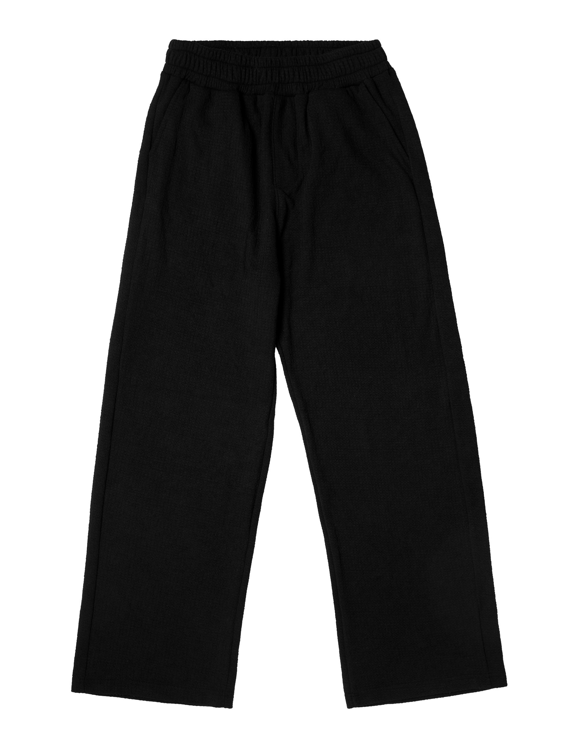 Black Waffle Pants