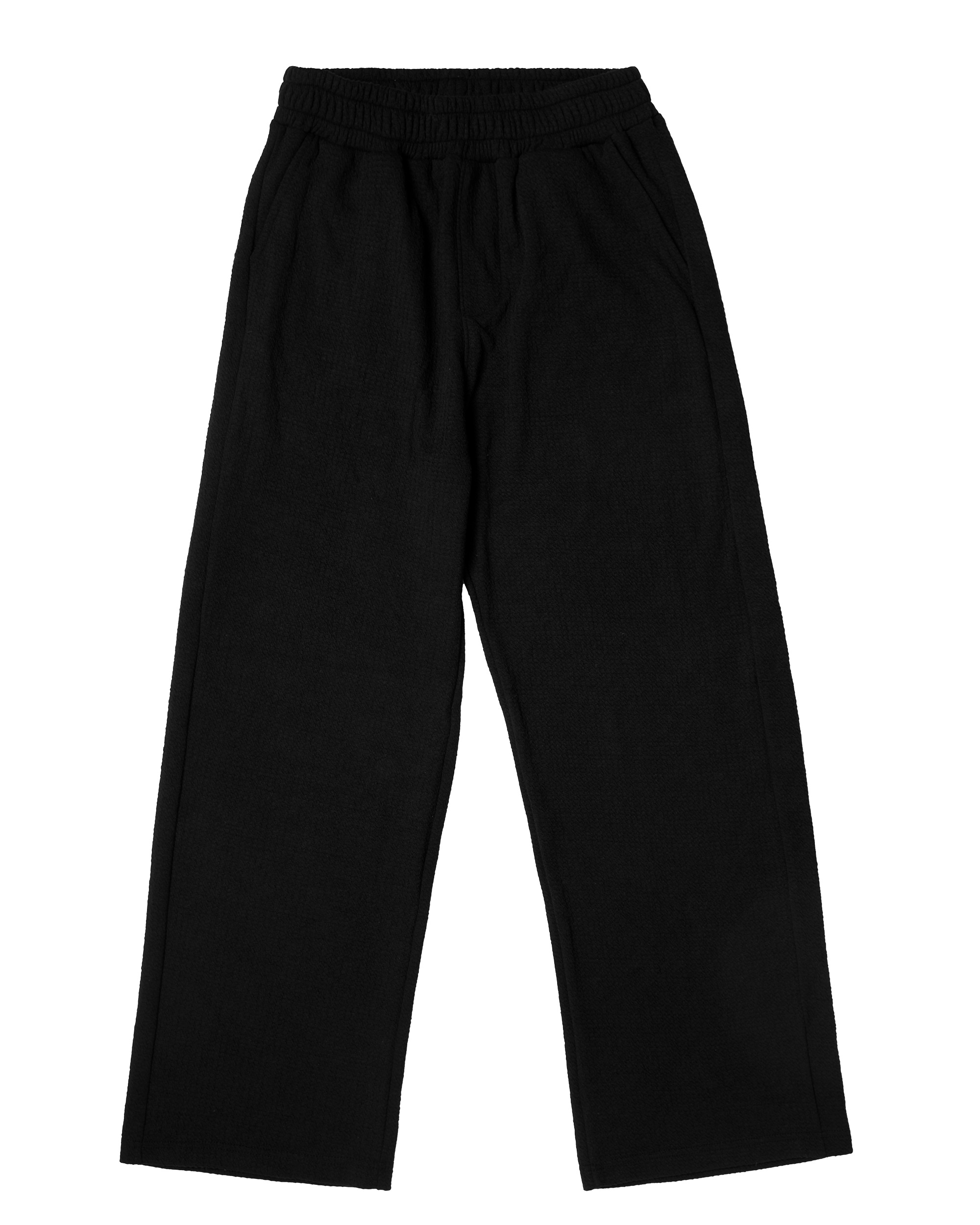 Black Waffle Pants