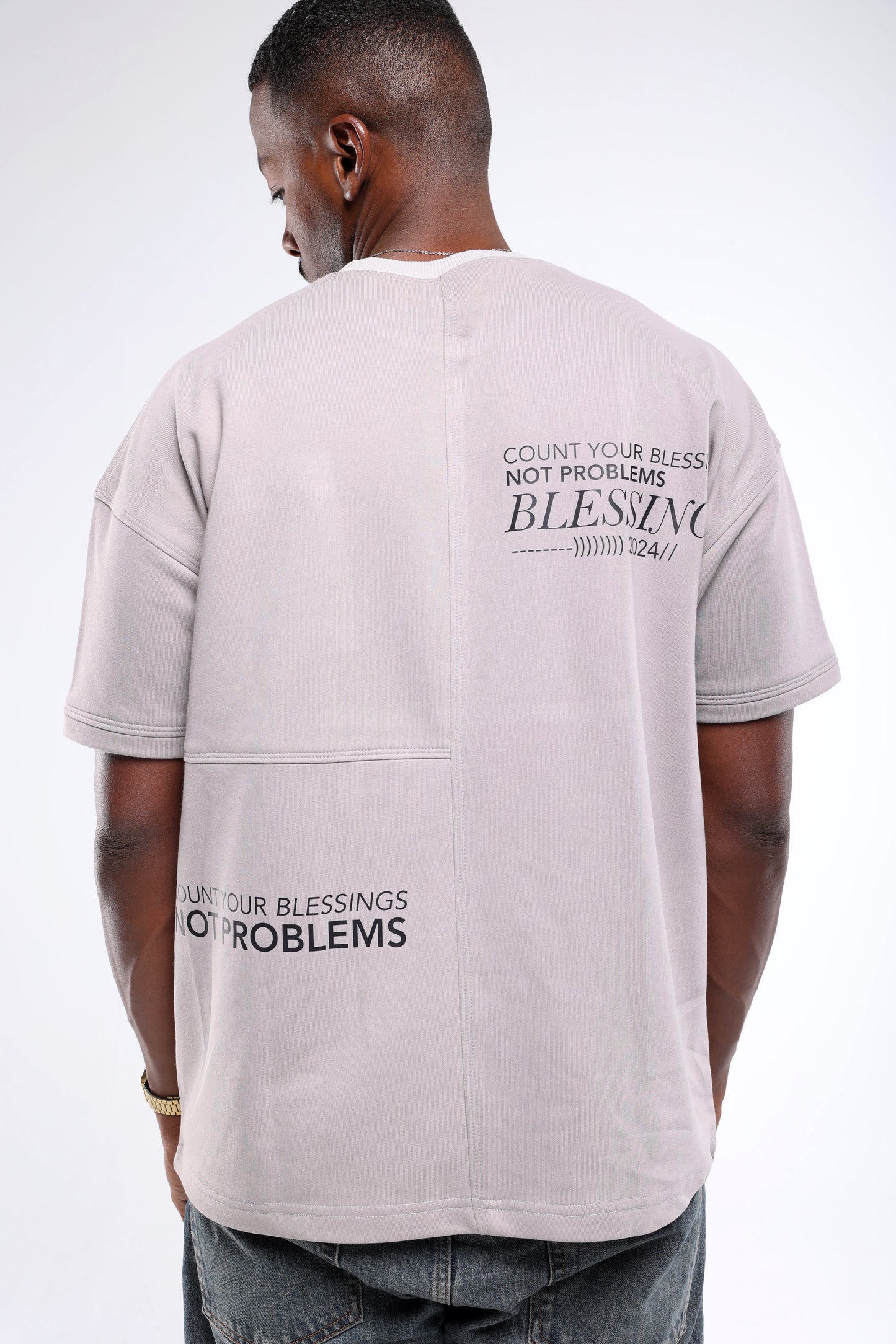 “Count Blessings” Grey T-shirt