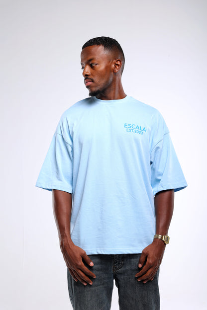 "Always Husltin" Baby Blue T-shirt