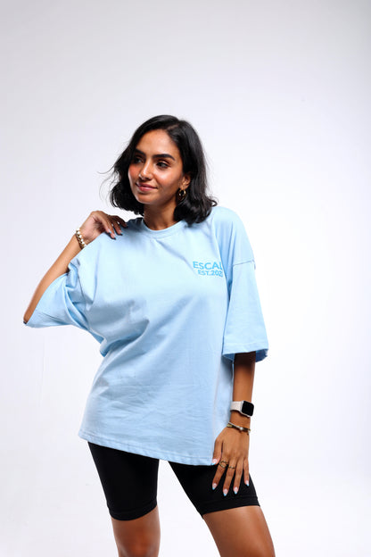 "Always Husltin" Baby Blue T-shirt