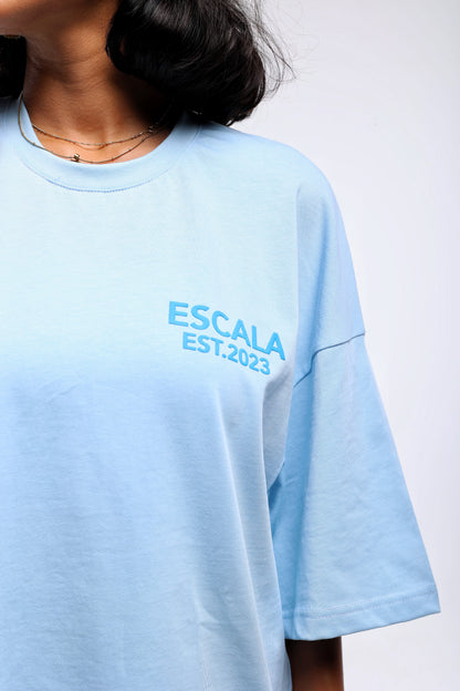 "Always Husltin" Baby Blue T-shirt