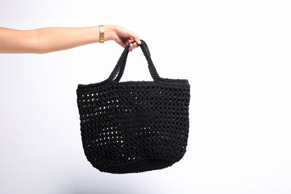 Black Knit Bag