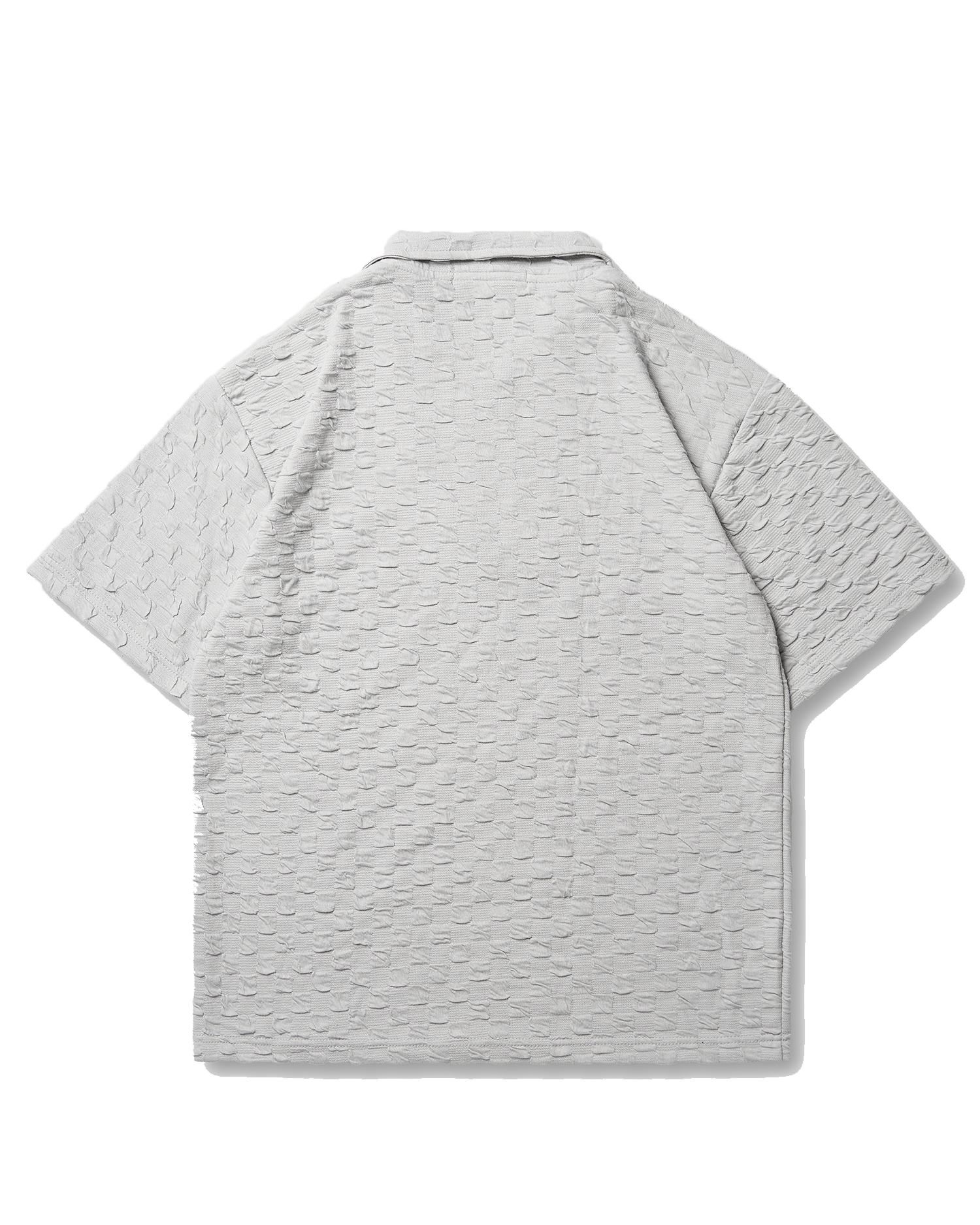 Textured Gray Polo