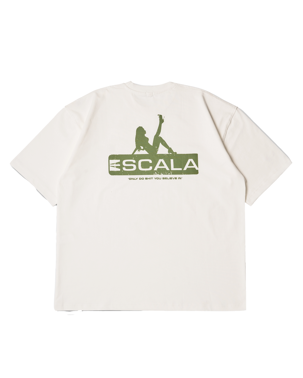 White Believe Tee