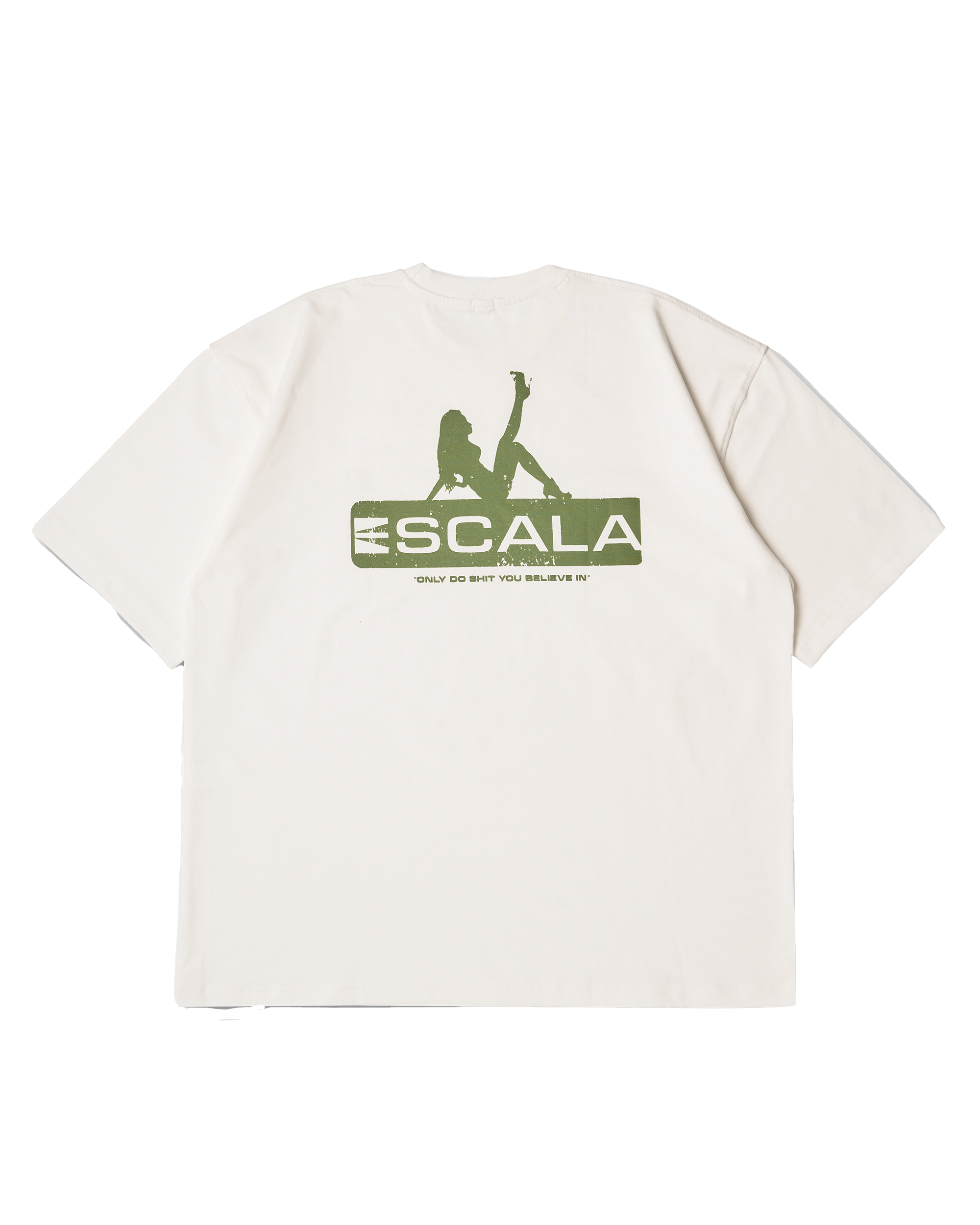 White Believe Tee