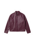 Burgundy Leather Jacket