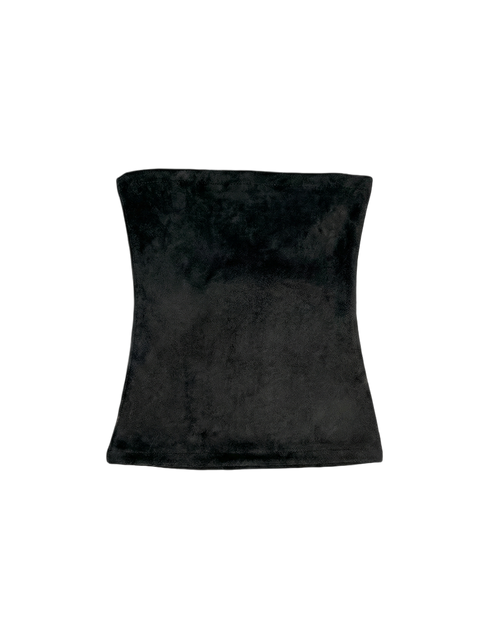 Black Tube Top Velvet Set – Escala (view 2)