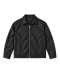 Noir Black Leather Jacket