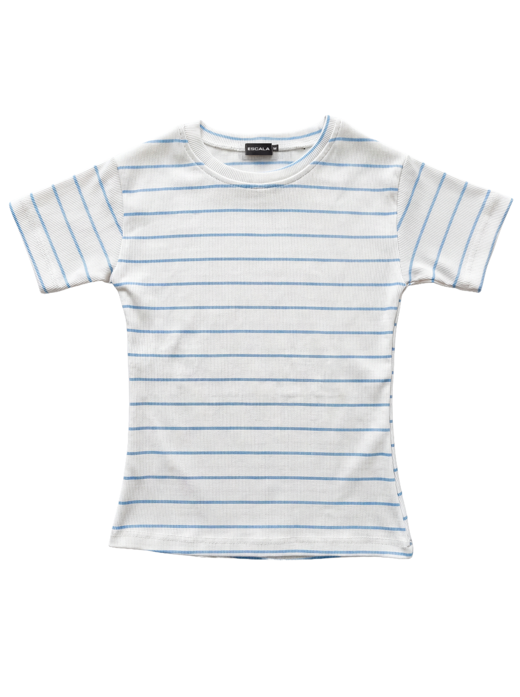 Blue Striped Baby Tee