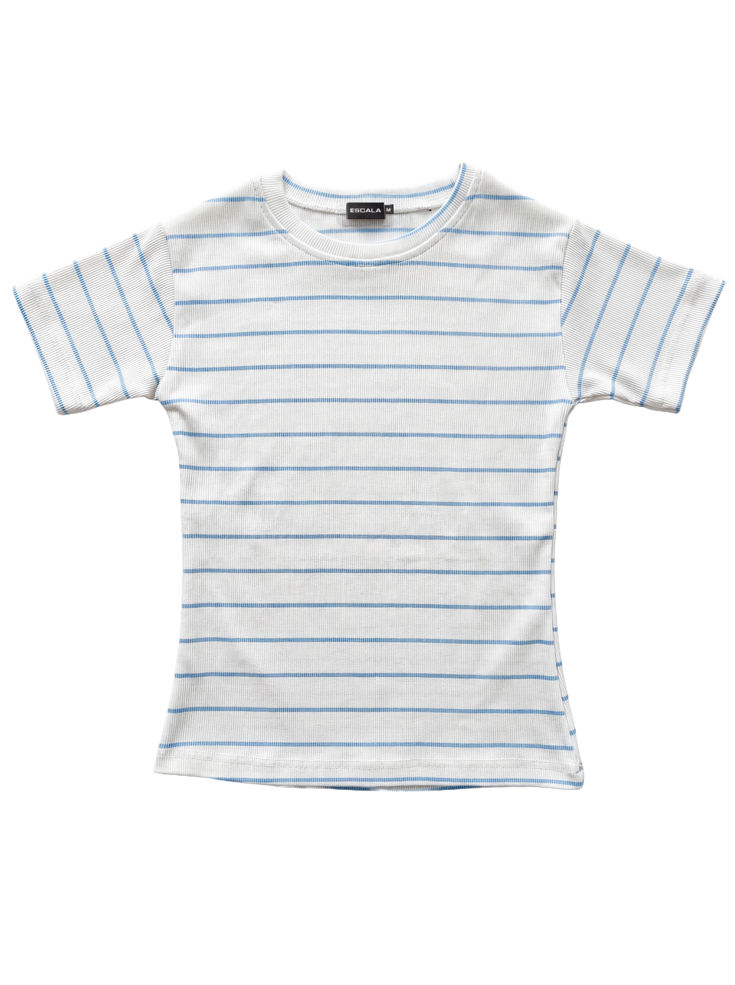Blue Striped Baby Tee