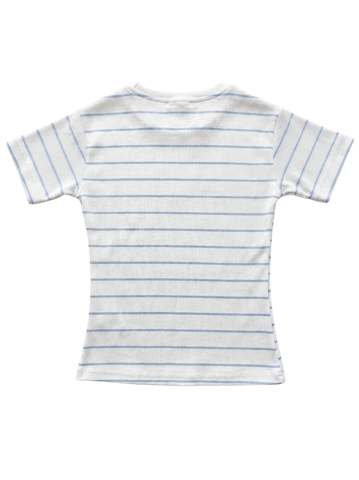 Blue Striped Baby Tee