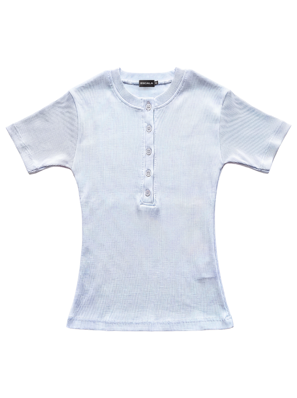 Baby Blue Henley Top
