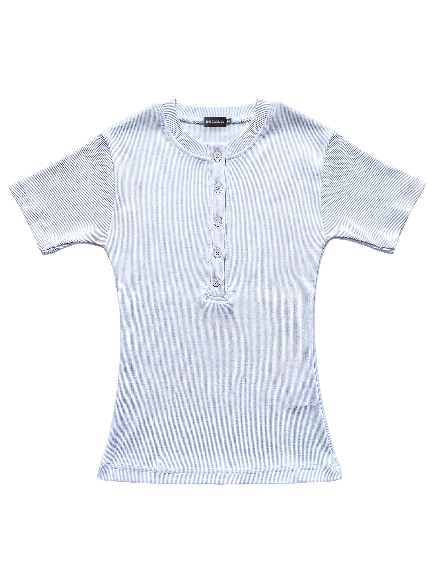 Baby Blue Henley Top