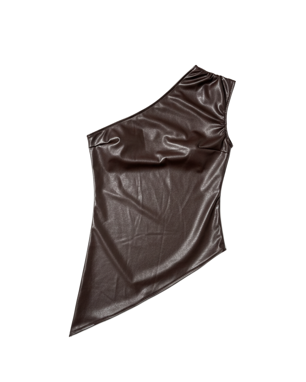Brown Leather Top