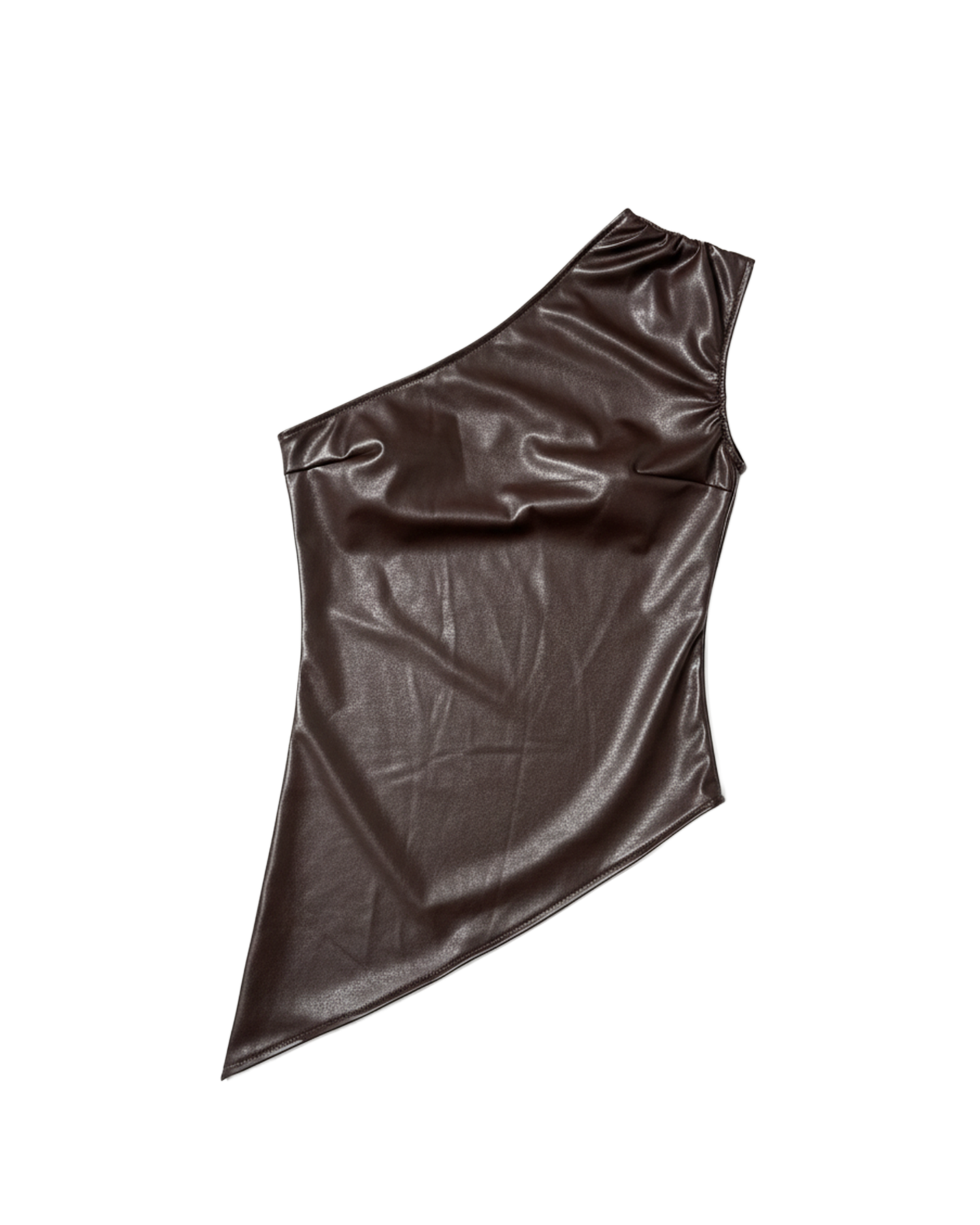 Brown Leather Top