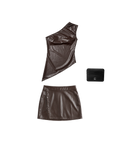 Brown Leather Set