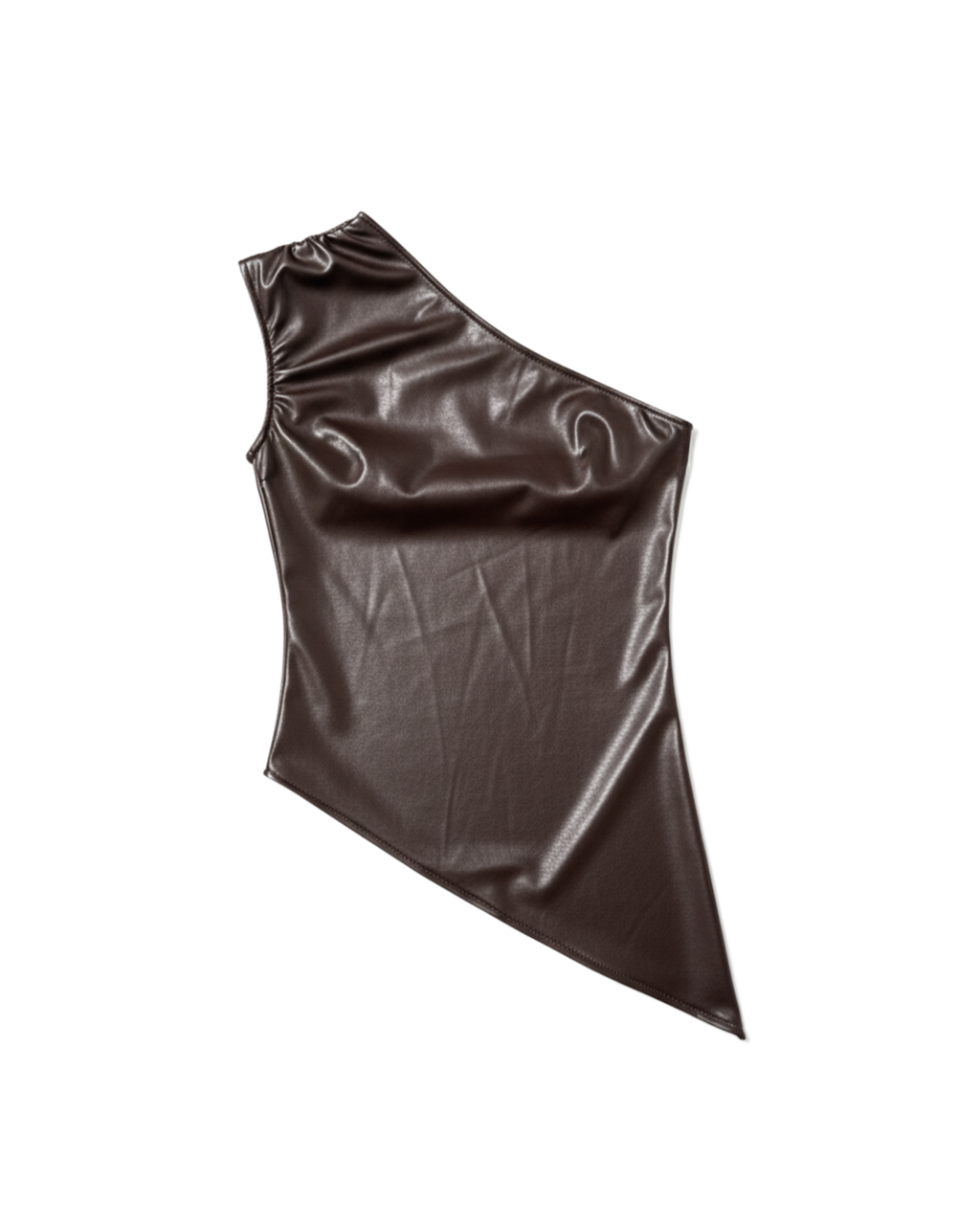 Brown Leather Top