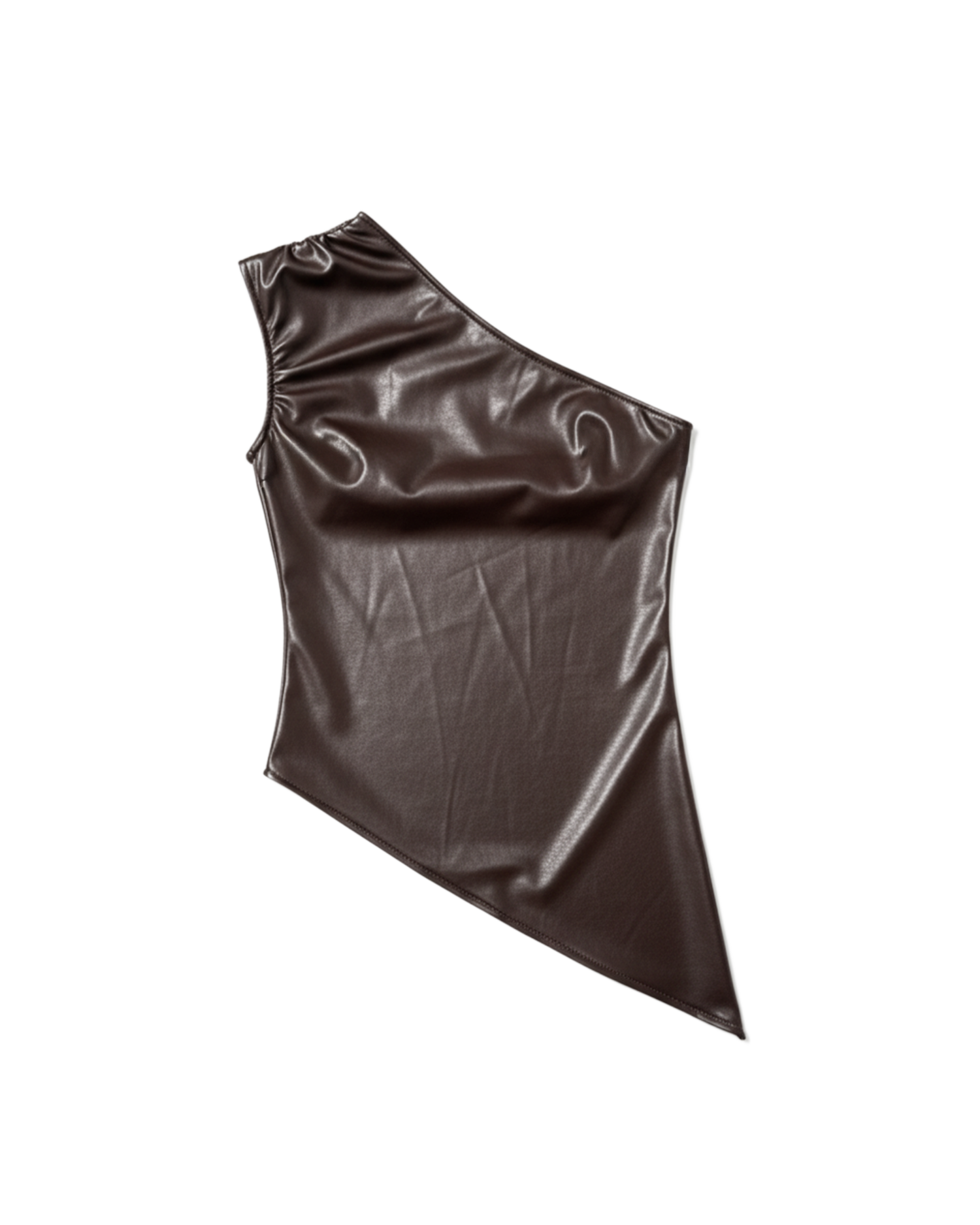 Brown Leather Top