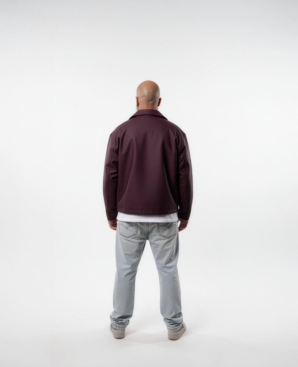 Burgundy Leather Jacket