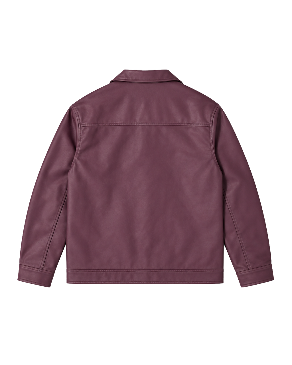 Burgundy Leather Jacket