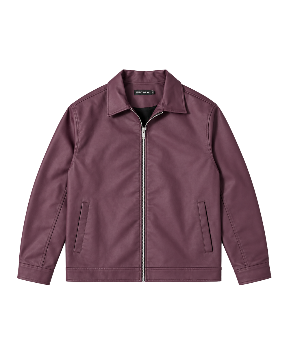 Burgundy Leather Jacket