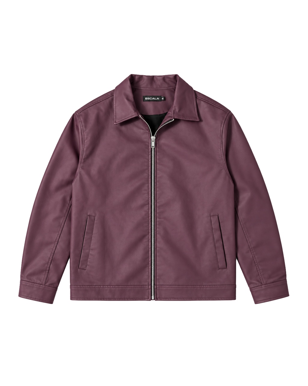 Burgundy Leather Jacket