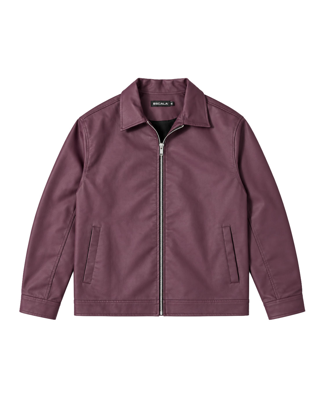 Burgundy Leather Jacket