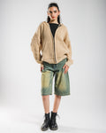 Beige Knit Jacket