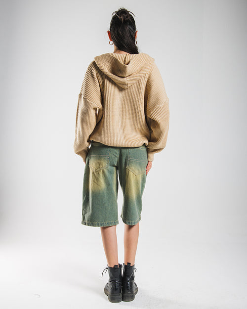Beige Knit Jacket