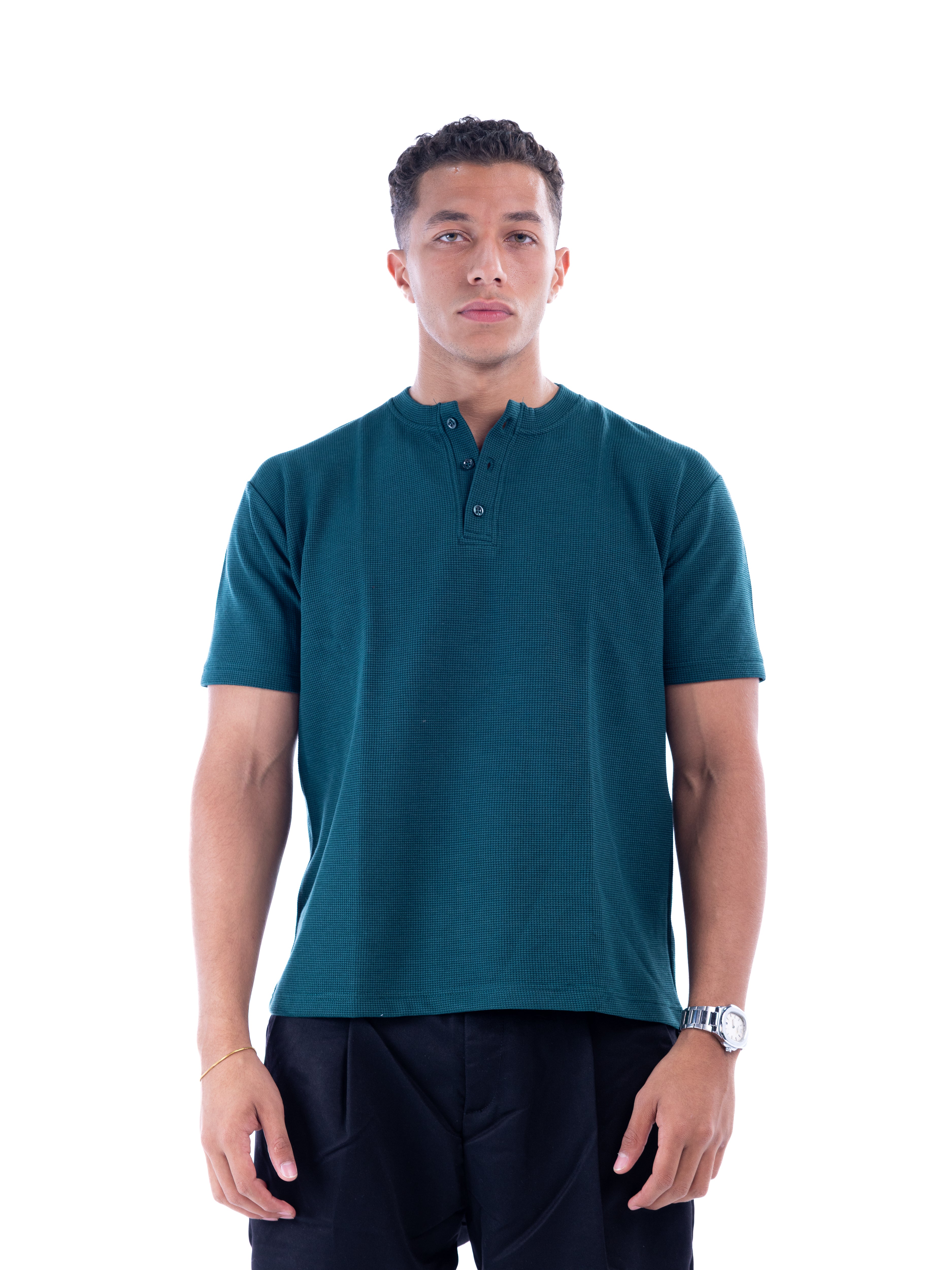 Olive Henley T-shirt