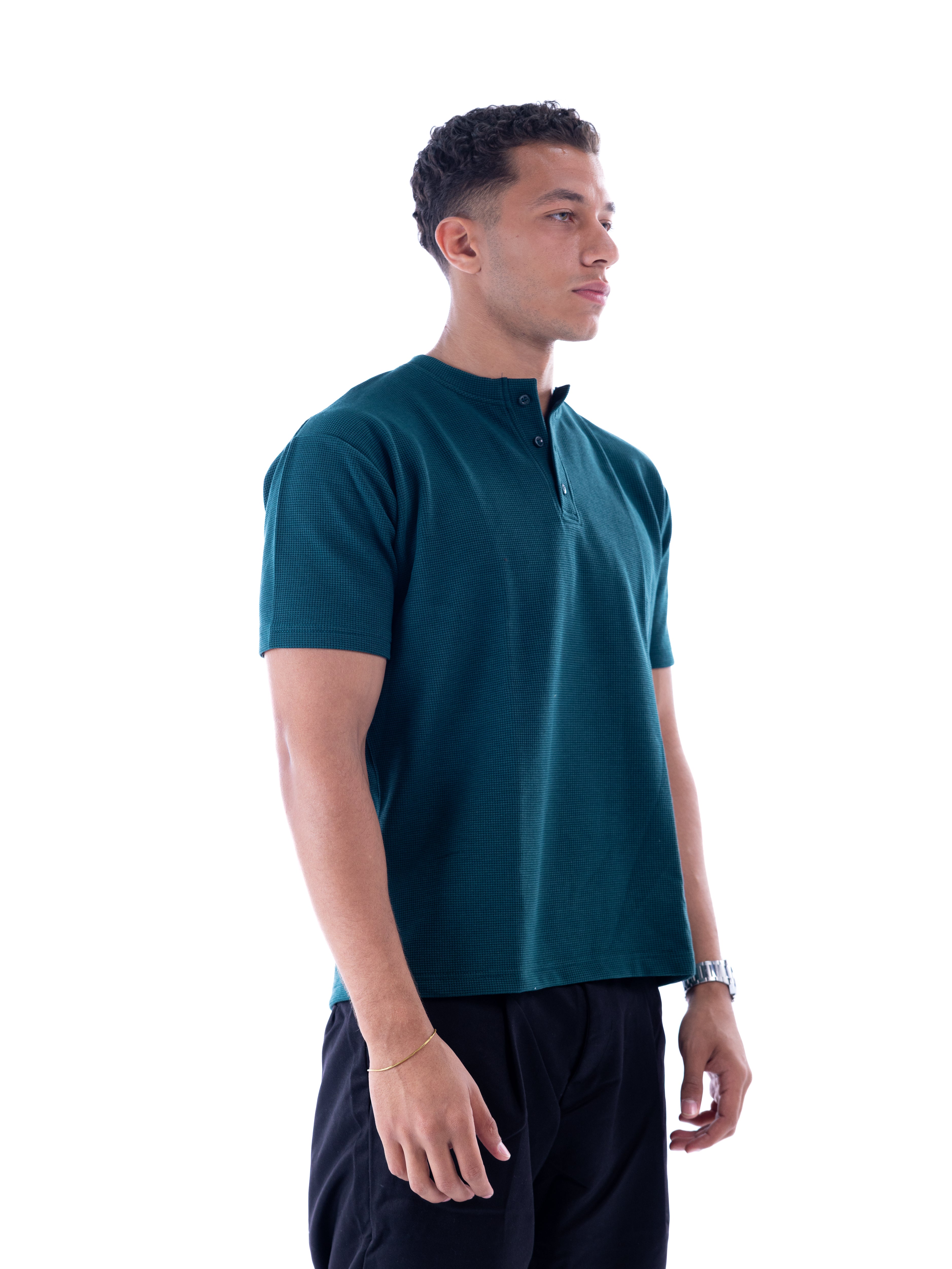 Olive Henley T-shirt