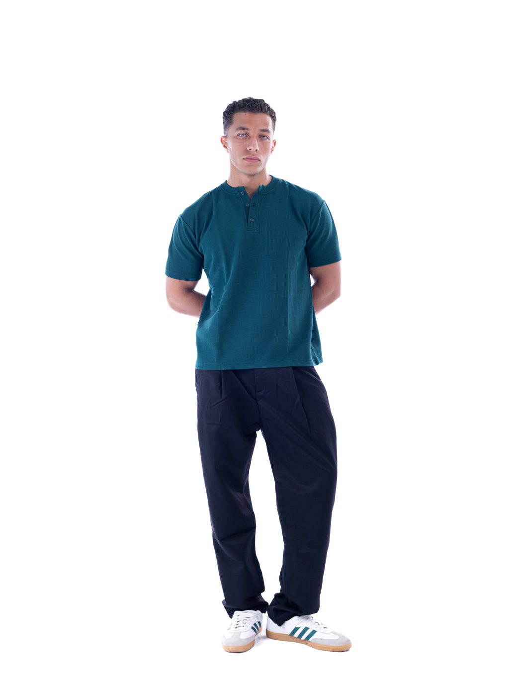 Olive Henley T-shirt