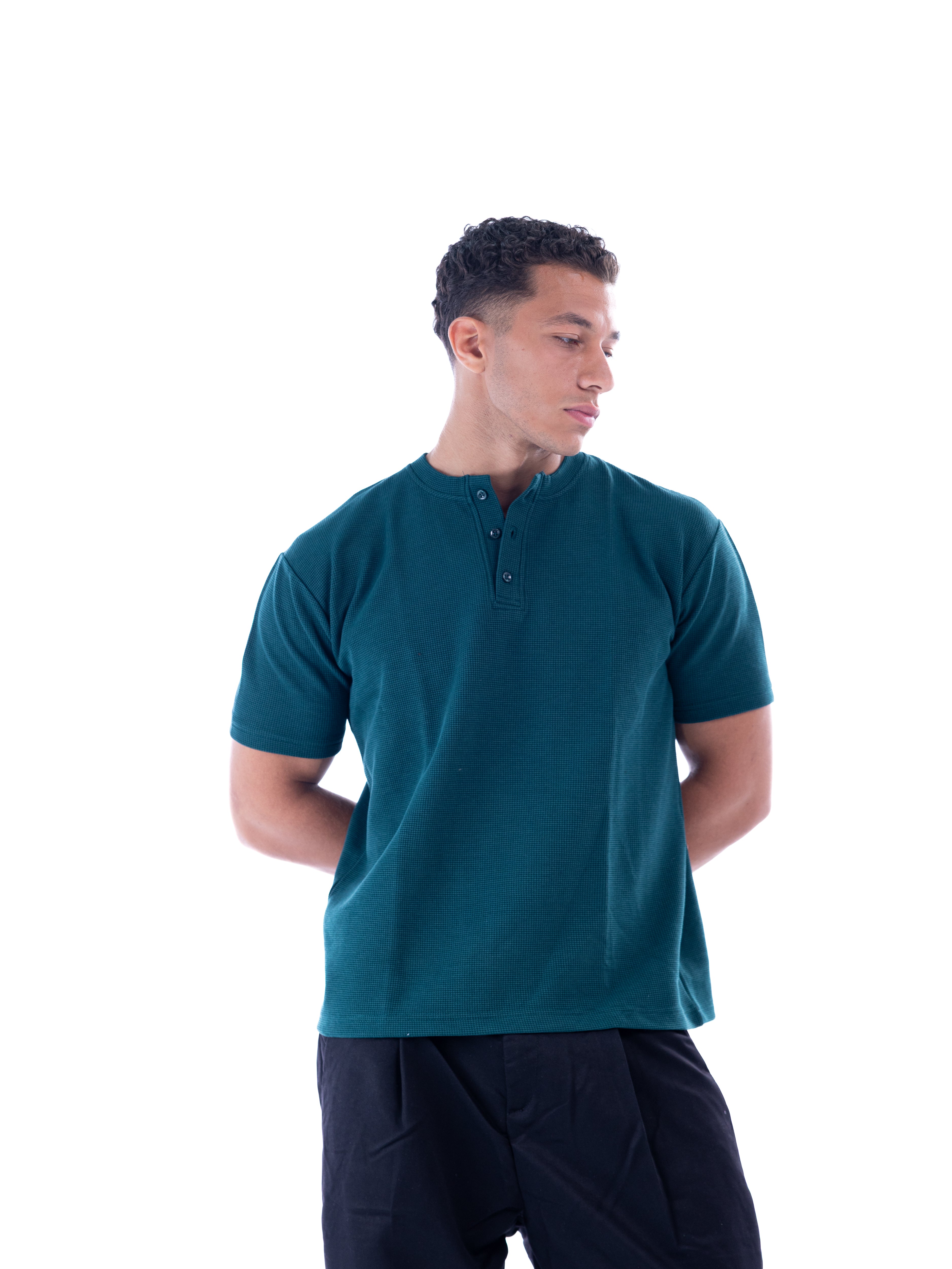 Olive Henley T-shirt